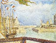 Georges Seurat Port en Bessin, Sunday oil painting
